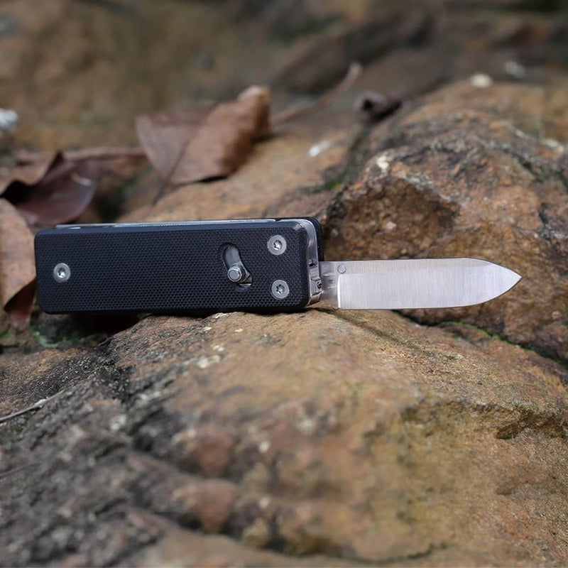 Roxon KS2 Elite D2 Blade 13 in 1 Mini Multi Tool function pocket knife with big scissor, G10 handle and Pocket clip, good for Camping/Backpacking/Emergencies/EDC Multitool (D2 Steel Blade) - Image 5